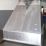 Funil em aço inox 304